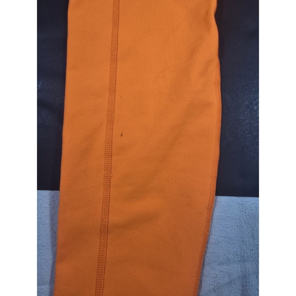 NWT- Fabletics Define PowerHold® High-Waisted 7/8 Legging Passion Orange-Size M - Picture 11 of 16